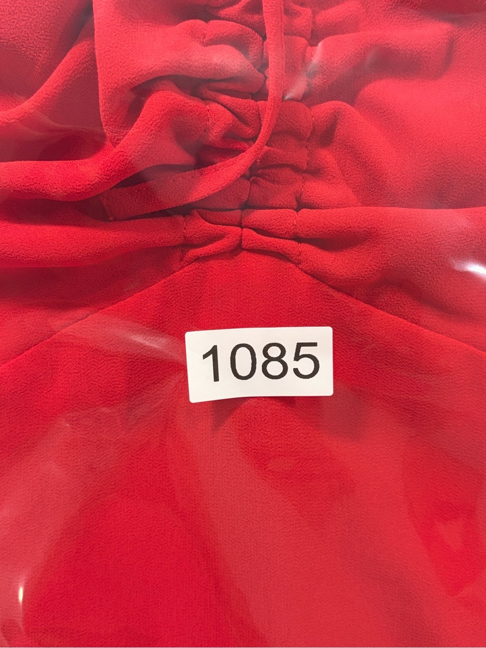 Lulu's Red Ruffle-Trim Mini Dress (M) - Picture 9 of 9